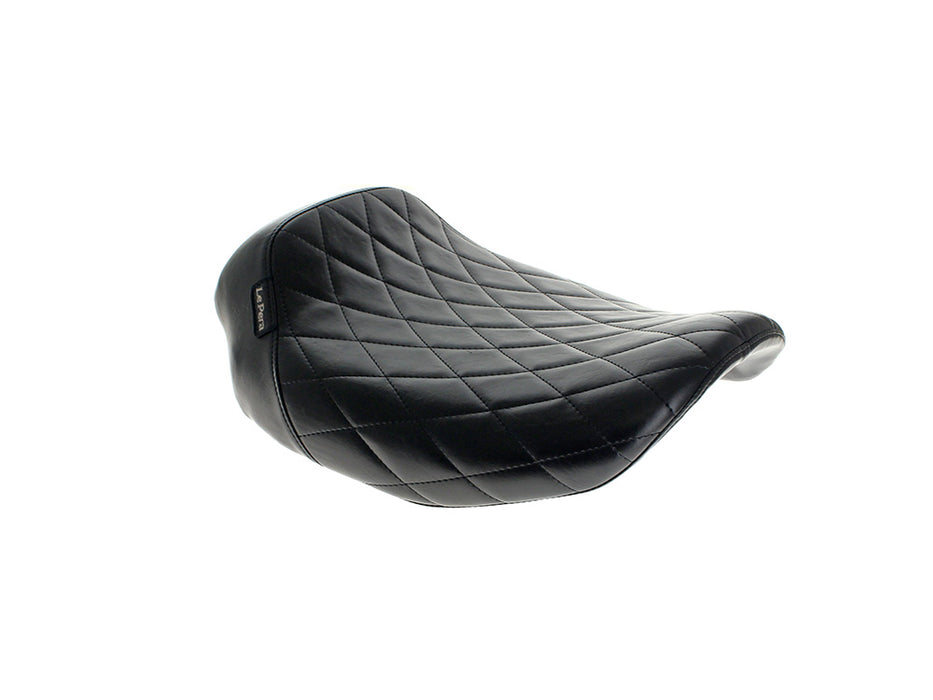 Bare Bones Solo Seat with Diamond Stitching. Fits CVO Touring 2023up, Street Glide & Road Glide 2024up, Touring 2025up