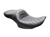 Maverick Indy Dual Seat - Double Track Pleat. Fits CVO Touring 2023up, Street Glide & Road Glide 2024up, Touring 2025up