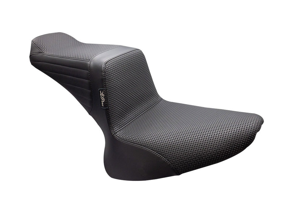 TailWhip Dual Seat - Basket Weave. Fits Softail 2000-2017 with 130 or 150 OEM Rear Tyre.