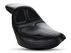 Maverick Daddy Long Leg Dual Seat - Extended Reach. Fits Softail 2000-2017 with 130 or 150 OEM Rear Tyre.