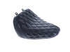 Bare Bones Solo Seat with Black Double Diamond Stitch. Fits Fatboy 2018up & Breakout 2023up