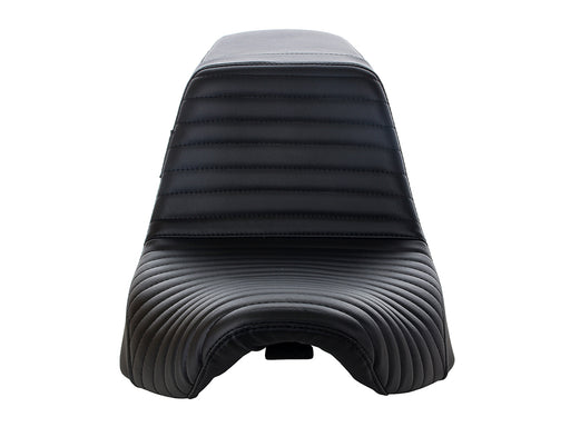 KickFlip Dual Seat with Pleated Stitch. Fits Sport Glide & Low Rider 2018up & Low Rider S 2020up.
