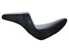 KickFlip Dual Seat with Pleated Stitch. Fits Sport Glide & Low Rider 2018up & Low Rider S 2020up.