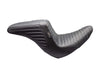 KickFlip Up Front Reduced Reach Dual Seat with Pleated Stitch. Fits Sport Glide & Low Rider 2018up & Low Rider S 2020up.