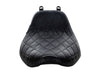 Bare Bones Solo Seat with Black Diamond Stitch. Fits Softail Deluxe 2018-2020 & Heritage Classic 2018up