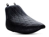 Bare Bones Solo Seat with Black Diamond Stitch. Fits Softail Deluxe 2018-2020 & Heritage Classic 2018up