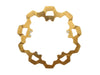 11.8in. Front Disc Rotor - Gold. Fits V-Rod & Dyna 2006-2017 Models with OEM Cast Wheel.