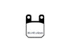 Gold-Plus Brake Pads. Fits Performance Machine 125X4SL & 125X45 Calipers.