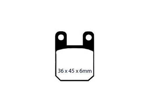 Gold-Plus Brake Pads. Fits Performance Machine 125X4SL & 125X45 Calipers.
