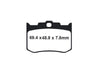 Gold-Plus Brake Pads. Fits Performance Machine 125X4R & 137X4B Calipers & Softail 2006up with Performance Machine Integrated Caliper & Hawg Halters 4 Piston Calipers