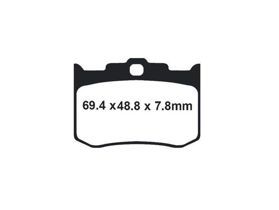 Z-Plus Brake Pads. Fits Performance Machine 125X4R & 137X4B Calipers & Softail 2006up with Performance Machine Integrated Caliper & Hawg Halters 4 Piston Calipers