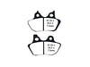 Gold-Plus Brake Pads. Fits Front & Rear on Sportster 2000-2003, Big Twin 2000-2007 & V-Rod 2002-2005.