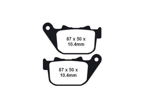 Z-Plus Brake Pads. Fits Rear on Sportster 2004-2013.