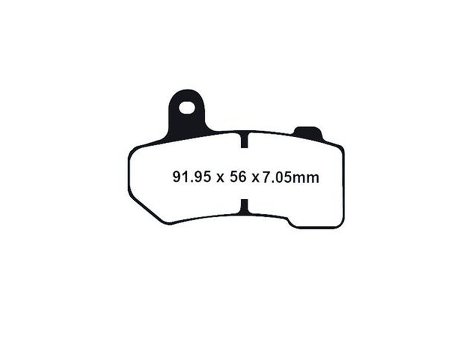 Z-Plus Brake Pads. Fits Front or Rear on Touring 2008up & V-Rod 2006-2017.