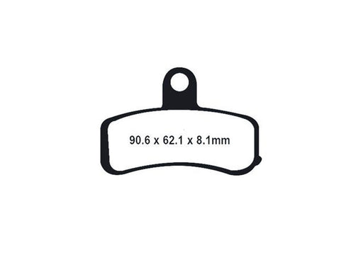 Gold-Plus Brake Pads. Fits Front on Dyna 2008-2017 & Softail 2008-2014.