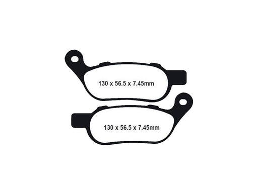 Gold-Plus Brake Pads. Fits Rear on Dyna & Softail 2008-2017.