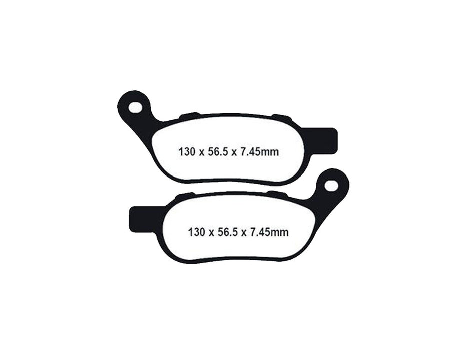 Gold-Plus Brake Pads. Fits Rear on Dyna & Softail 2008-2017.