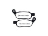 Z-Plus Brake Pads. Fits Rear on Dyna & Softail 2008-2017.