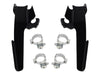 Black Batwing Fairing Trigger-Lock Mounting Hardware. Fits most Sportsters 1987-2021 with 39mm Fork Tubes.
