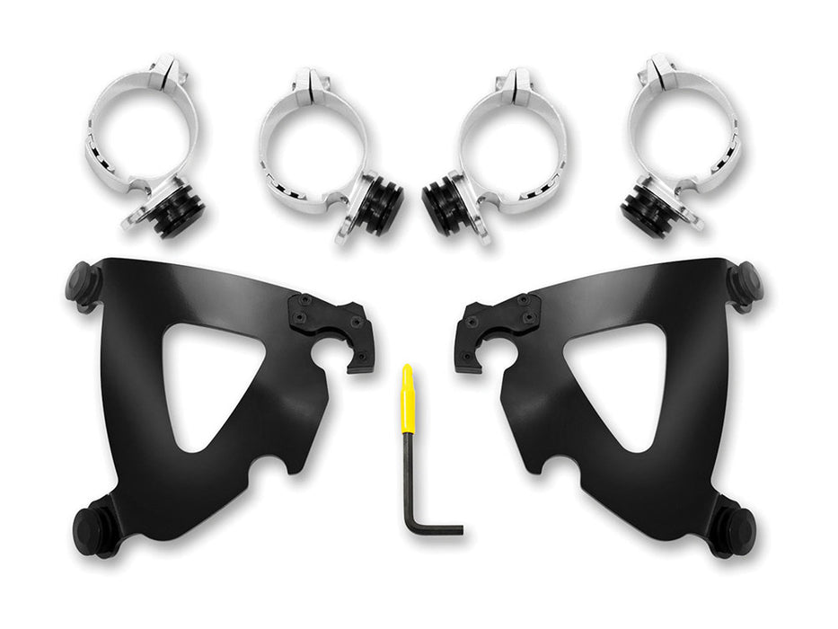Black Road Warrior Trigger-Lock Mounting Hardware. Fits Scout & Scout Bobber 2015up.
