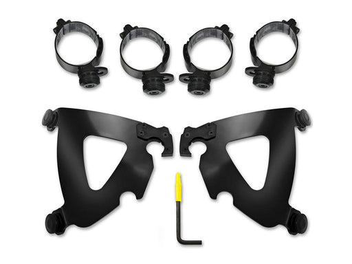 Black Road Warrior Trigger-Lock Mounting Hardware. Fits Sport Glide 2018-2024 & Low Rider 'S' 2020-2024.