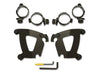Black Road Warrior Trigger-Lock Mounting Hardware. Fits Fat Bob 2018-2024