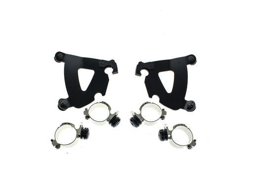 Black Road Warrior Trigger-Lock Mounting Hardware. Fits Indian Cruiser Chief & Chief Dark Horse 2022up