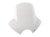 Demon Clear Handlebar Mount Windshield. 18in. High x 21in. Wide.