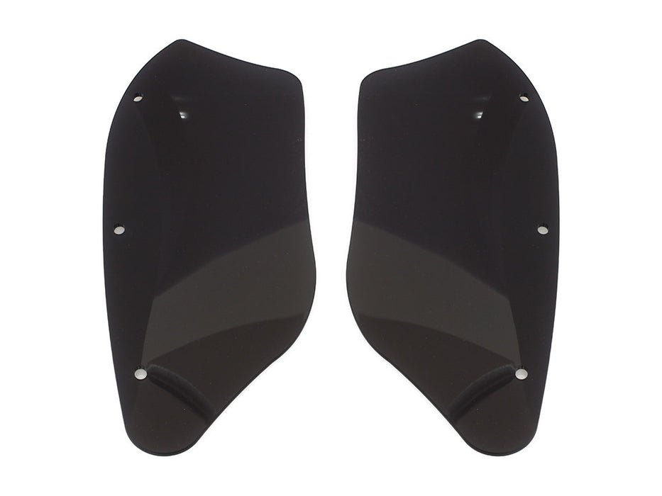 Wind Deflectors - Black. Fits Memphis Shades Batwing Fairing Only