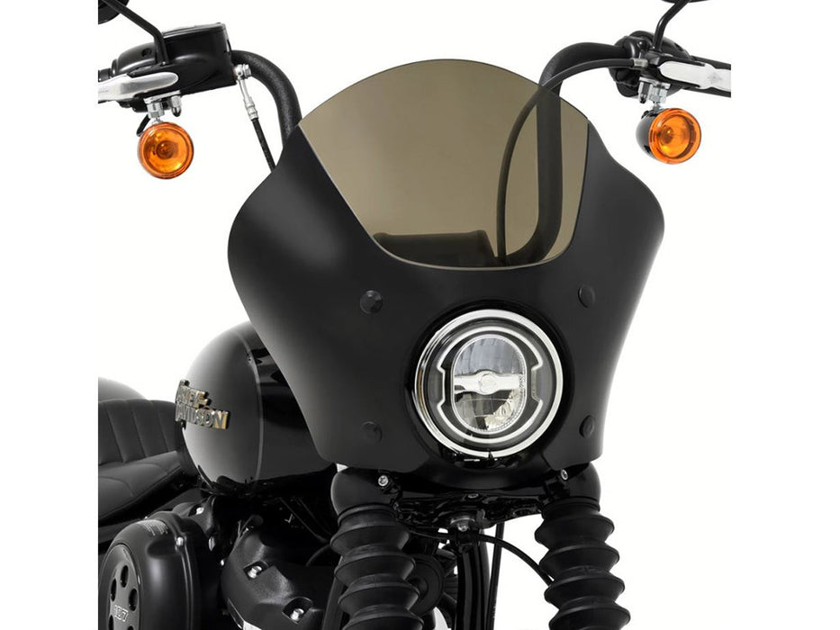 Gauntlet Quarter Fairing. Fits Street Bob 2018up, Sportster 883C/1200C 1992-2010 & Sportster 72 2012-2016.