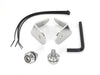 Front Turn Signal Relocation Brackets. Fits FL Softail 1986-2017 With Out Spotlight Bar, with Batwing Fairing.