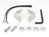 Front Turn Signal Relocation Brackets. Fits FL Softail 1986-2017 With Out Spotlight Bar, with Batwing Fairing.