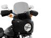 Road Warrior Windshield - 15in. Black Smoke