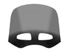 Vented Road Warrior Windshield - 13in. Black Smoke