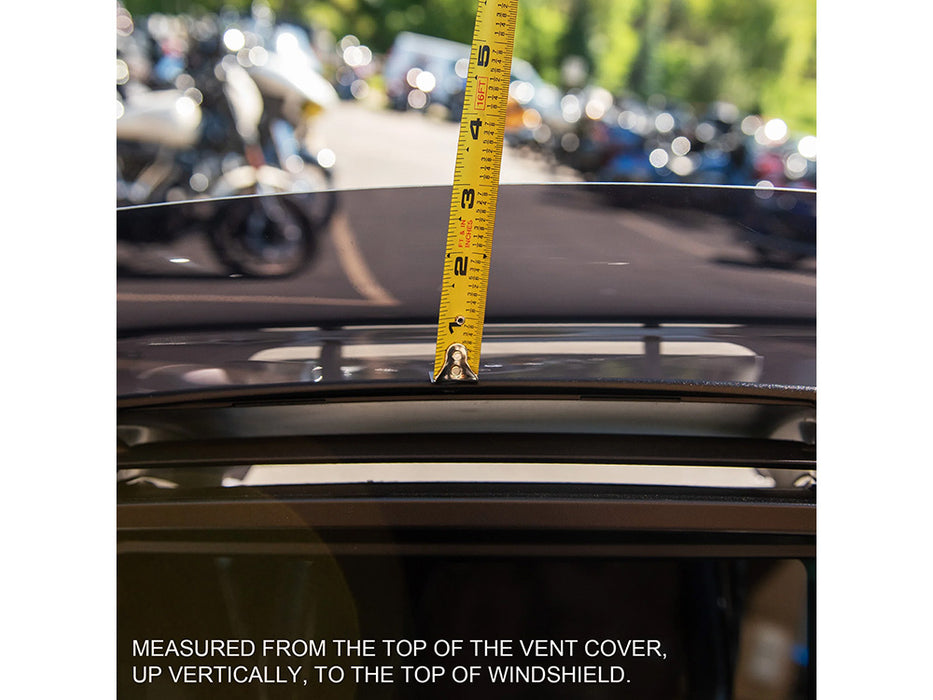2in. Spoiler Windshield - Dark Smoke. Fits CVO Road Glide 2023up & Road Glide 2024up