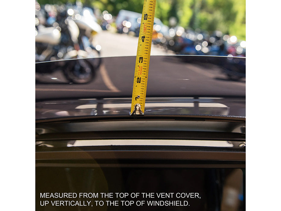 4in. Spoiler Windshield - Dark Smoke. Fits CVO Road Glide 2023up & Road Glide 2024up