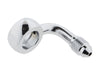 Chrome True 12mm ID, 90 Degree Banjo - Male #3 End.
