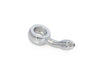 Chrome True 12mm ID, 35 Degree Banjo - Male #3 End.