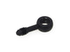 Black 7/16in. ID, 180 Degree Straight Banjo - Male #3 End.