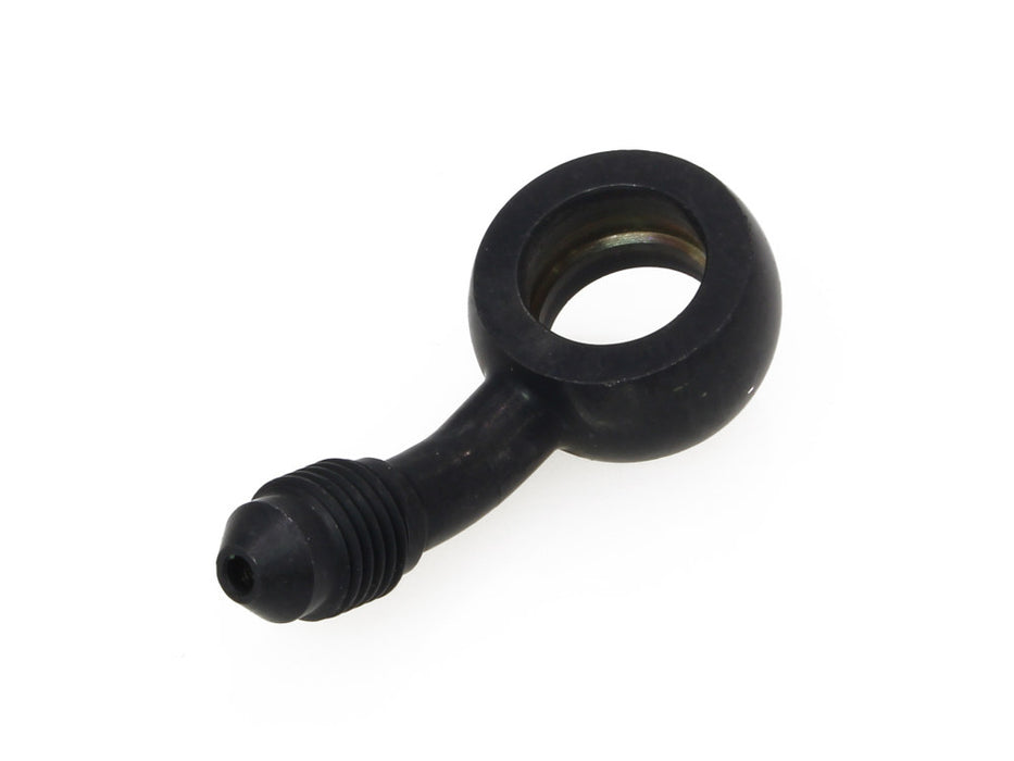 Black True 12mm ID, 35 Degree Banjo - Male #3 End.