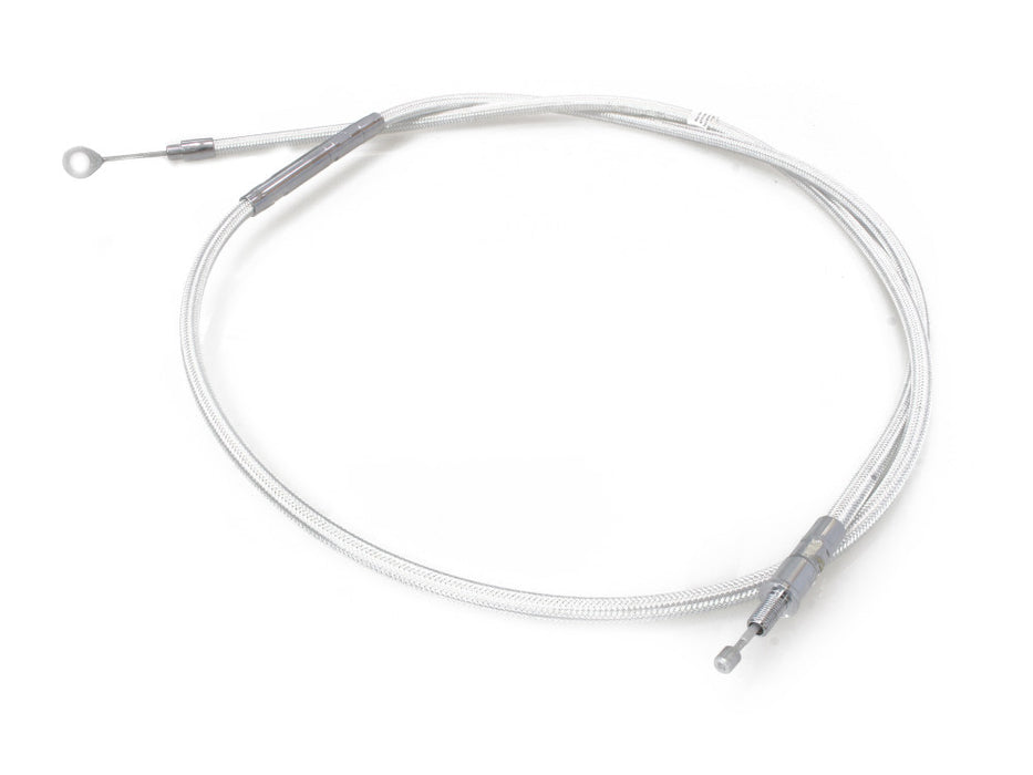 75in. Clutch Cable - Sterling Chromite. Fits 5Spd Big Twin 1987-2006
