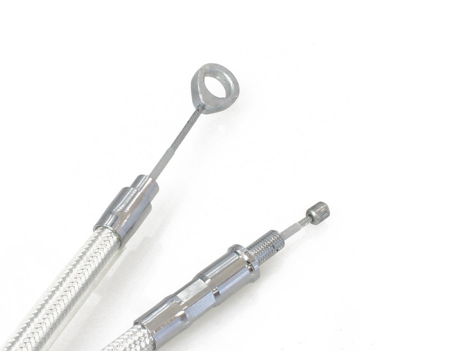 64in. Clutch Cable - Sterling Chromite. Fits 5Spd Big Twin 1987-2006