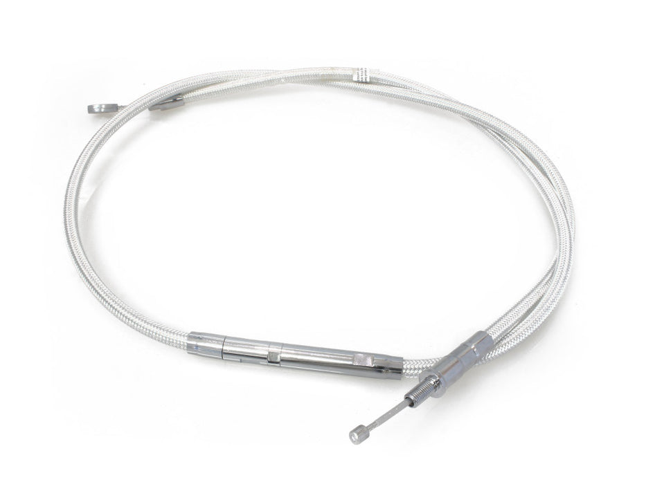 64in. Clutch Cable - Sterling Chromite. Fits 5Spd Big Twin 1987-2006