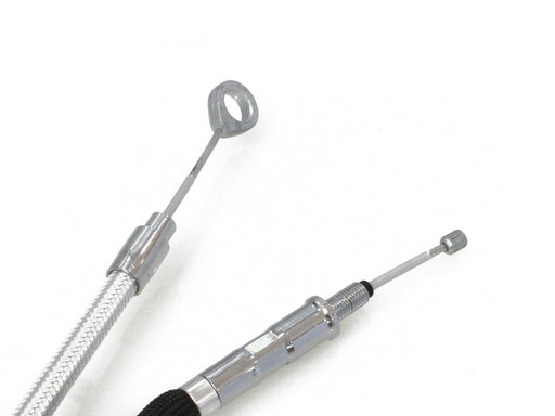 65in. Clutch Cable - Sterling Chromite. Fits Touring 2008-2016 and 2021-2024.