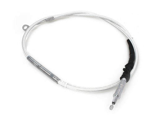 59in. Clutch Cable - Sterling Chromite. Fits Softail 2007-2024 & Dyna 2006-2017.