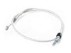 50in. Quick Connect Upper Clutch Cable - Sterling Chromite. Fits Softail 2018-2024 & Most Touring 2021-2024