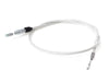 52in. Quick Connect Upper Clutch Cable - Sterling Chromite. Fits Softail 2018-2024 & Most Touring 2021-2024