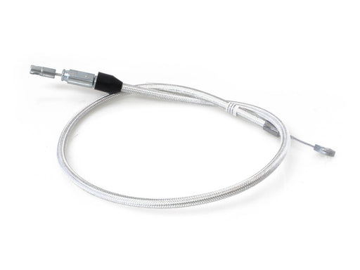 38in. Quick Connect Upper Clutch Cable - Sterling Chromite. Fits Softail 2018-2024