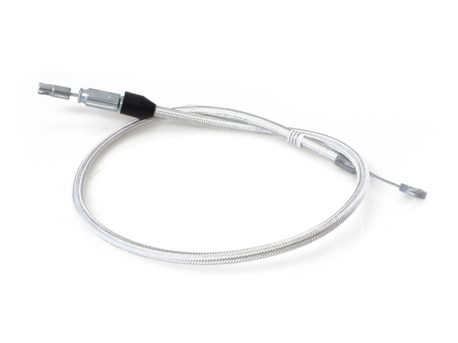 38in. Quick Connect Upper Clutch Cable - Sterling Chromite. Fits Softail 2018-2024