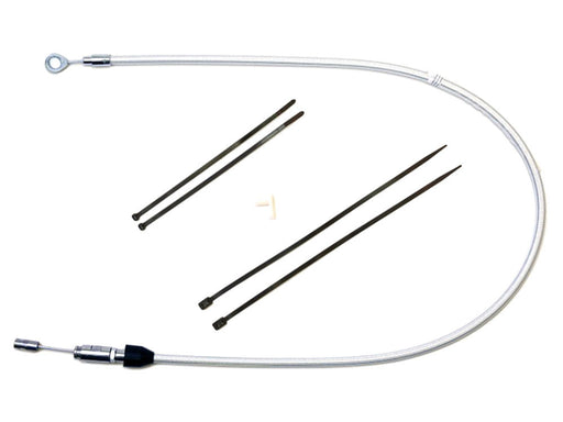 42in. Quick Connect Upper Clutch Cable - Sterling Chromite. Fits Softail 2018-2024 & Most Touring 2021-2024